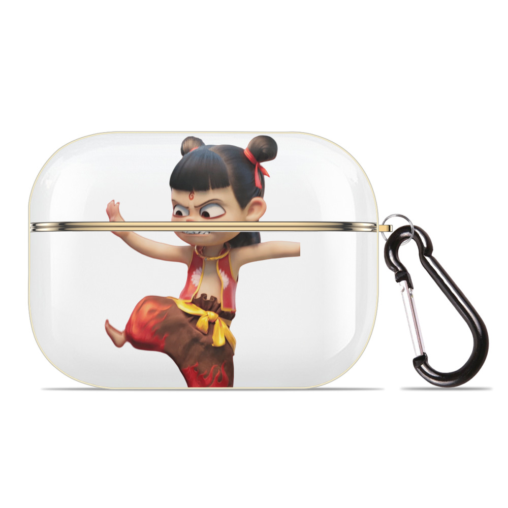 （画像用） Ne Zha 2 ナタ 魔童の大暴れ 【AirPods Pro用】ハードシェル保護ケース｜耐衝撃・防指紋・カラビナ付き商品仕様