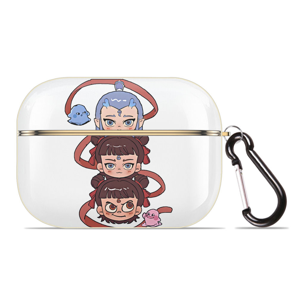 （画像用） Ne Zha 2 ナタ 魔童の大暴れ 【AirPods Pro用】ハードシェル保護ケース｜耐衝撃・防指紋・カラビナ付き商品仕様
