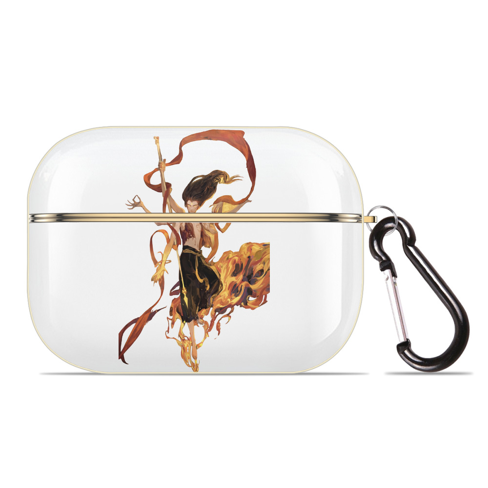 （画像用） Ne Zha 2 ナタ 魔童の大暴れ 【AirPods Pro用】ハードシェル保護ケース｜耐衝撃・防指紋・カラビナ付き商品仕様