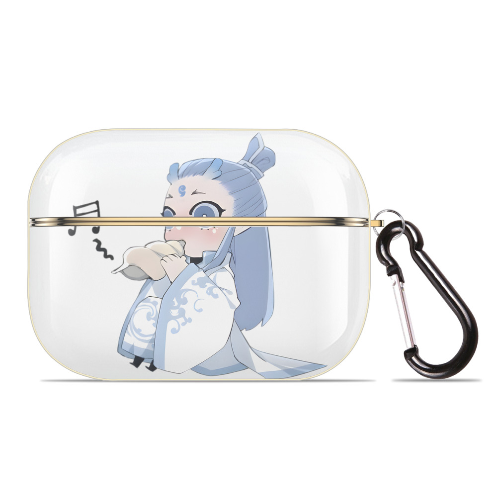 （画像用） Ne Zha 2 ナタ 魔童の大暴れ 【AirPods Pro用】ハードシェル保護ケース｜耐衝撃・防指紋・カラビナ付き商品仕様