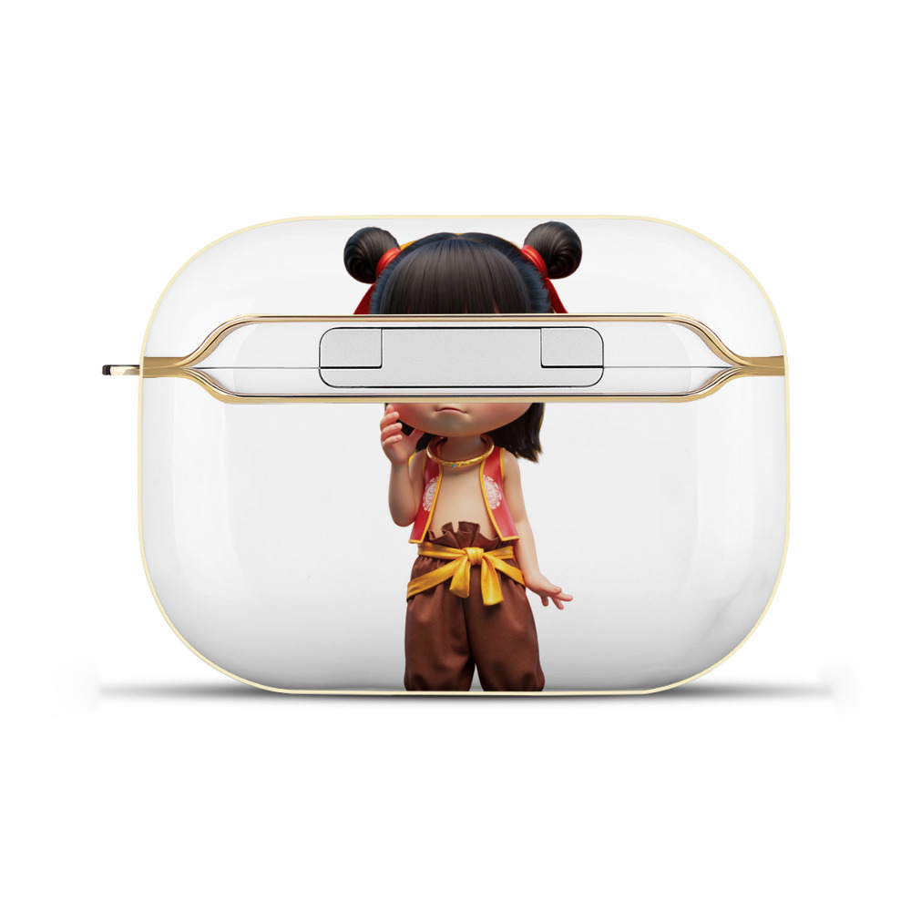 （画像用） Ne Zha 2 ナタ 魔童の大暴れ 【AirPods Pro用】ハードシェル保護ケース｜耐衝撃・防指紋・カラビナ付き商品仕様