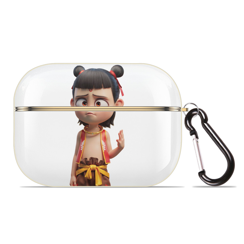 （画像用） Ne Zha 2 ナタ 魔童の大暴れ 【AirPods Pro用】ハードシェル保護ケース｜耐衝撃・防指紋・カラビナ付き商品仕様