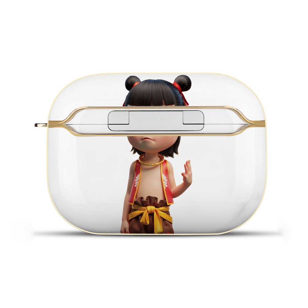 （画像用） Ne Zha 2 ナタ 魔童の大暴れ 【AirPods Pro用】ハードシェル保護ケース｜耐衝撃・防指紋・カラビナ付き商品仕様