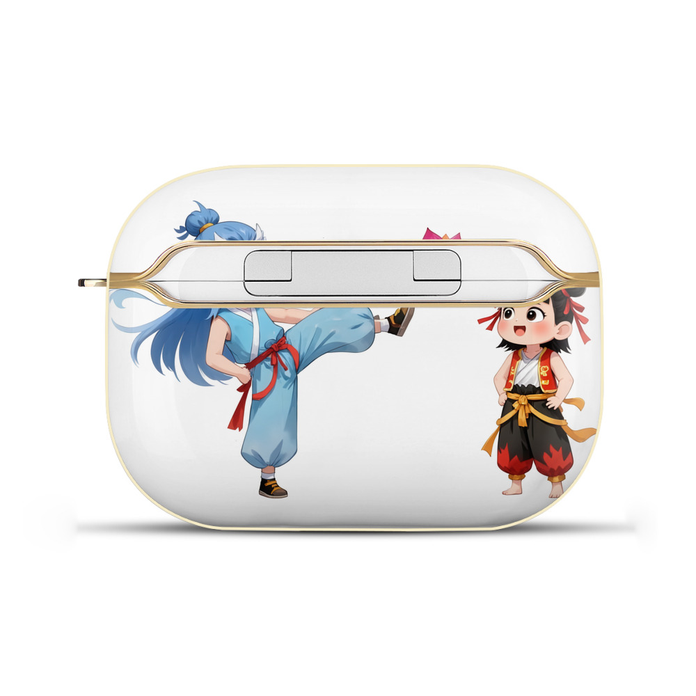 （画像用） Ne Zha 2 ナタ 魔童の大暴れ 【AirPods Pro用】ハードシェル保護ケース｜耐衝撃・防指紋・カラビナ付き商品仕様