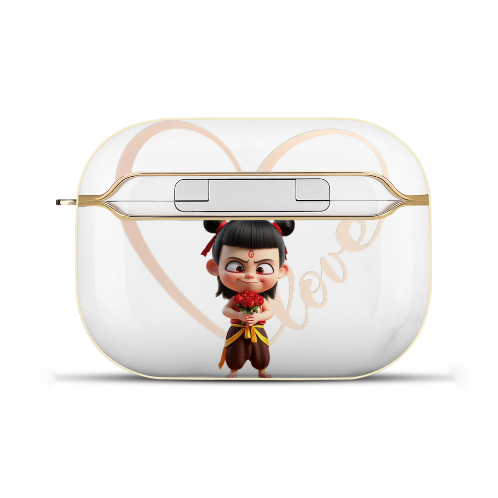 （画像用） Ne Zha 2 ナタ 魔童の大暴れ 【AirPods Pro用】ハードシェル保護ケース｜耐衝撃・防指紋・カラビナ付き商品仕様