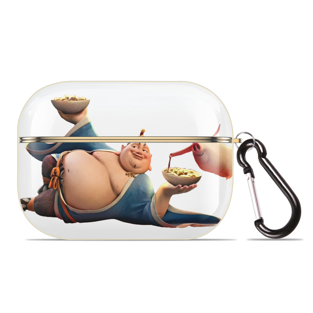 （画像用） Ne Zha 2 ナタ 魔童の大暴れ 【AirPods Pro用】ハードシェル保護ケース｜耐衝撃・防指紋・カラビナ付き商品仕様