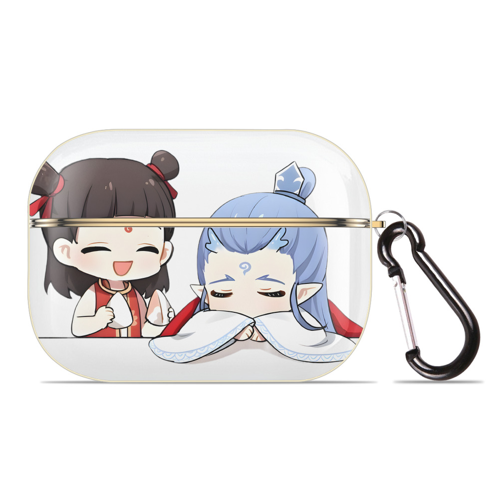 （画像用） Ne Zha 2 ナタ 魔童の大暴れ 【AirPods Pro用】ハードシェル保護ケース｜耐衝撃・防指紋・カラビナ付き商品仕様
