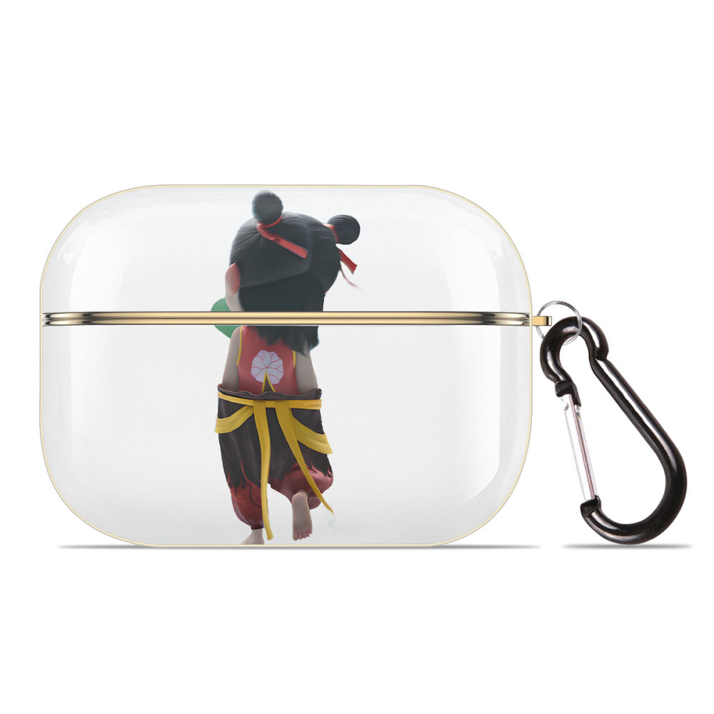 （画像用） Ne Zha 2 ナタ 魔童の大暴れ 【AirPods Pro用】ハードシェル保護ケース｜耐衝撃・防指紋・カラビナ付き商品仕様