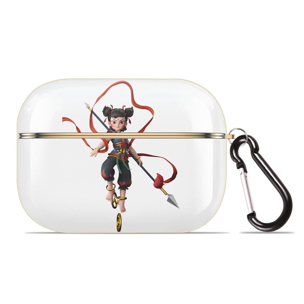 （画像用） Ne Zha 2 ナタ 魔童の大暴れ 【AirPods Pro用】ハードシェル保護ケース｜耐衝撃・防指紋・カラビナ付き商品仕様
