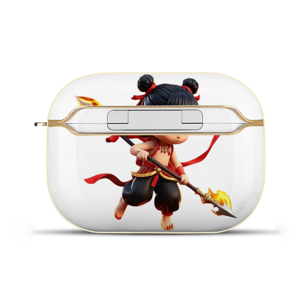 （画像用） Ne Zha 2 ナタ 魔童の大暴れ 【AirPods Pro用】ハードシェル保護ケース｜耐衝撃・防指紋・カラビナ付き商品仕様