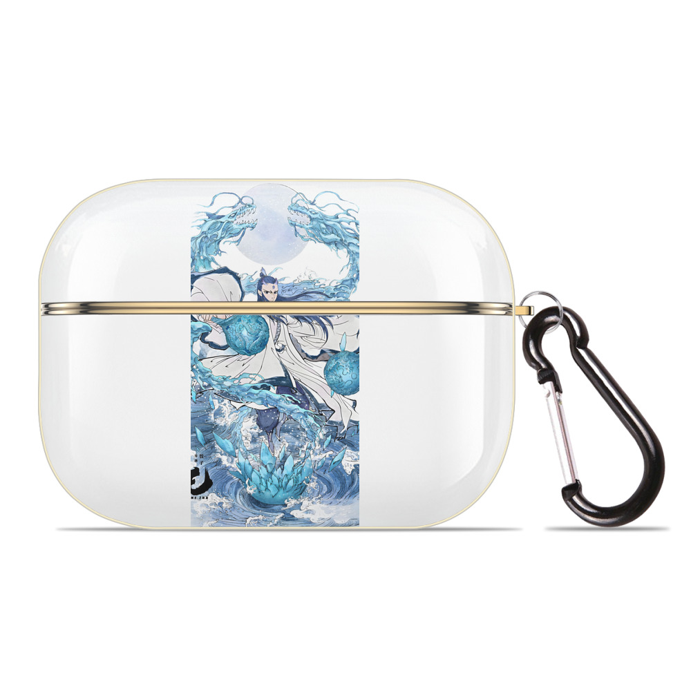 （画像用） Ne Zha 2 ナタ 魔童の大暴れ 【AirPods Pro用】ハードシェル保護ケース｜耐衝撃・防指紋・カラビナ付き商品仕様