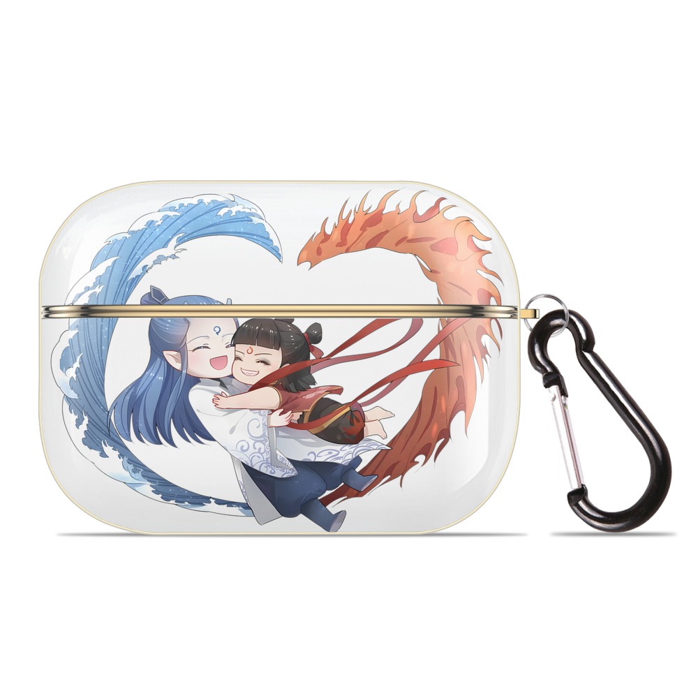 （画像用） Ne Zha 2 ナタ 魔童の大暴れ 【AirPods Pro用】ハードシェル保護ケース｜耐衝撃・防指紋・カラビナ付き商品仕様