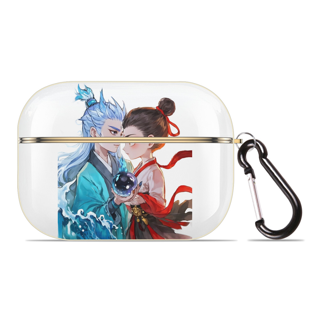 （画像用） Ne Zha 2 ナタ 魔童の大暴れ 【AirPods Pro用】ハードシェル保護ケース｜耐衝撃・防指紋・カラビナ付き商品仕様