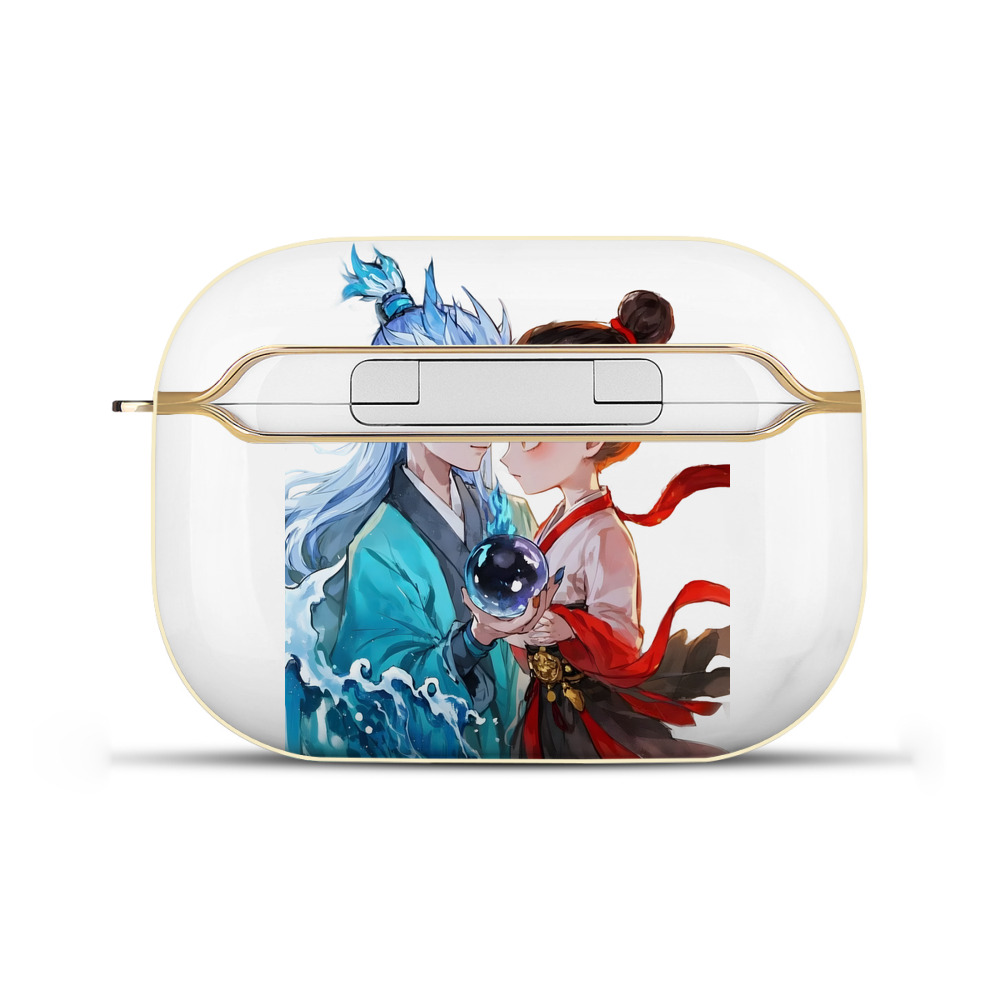 （画像用） Ne Zha 2 ナタ 魔童の大暴れ 【AirPods Pro用】ハードシェル保護ケース｜耐衝撃・防指紋・カラビナ付き商品仕様