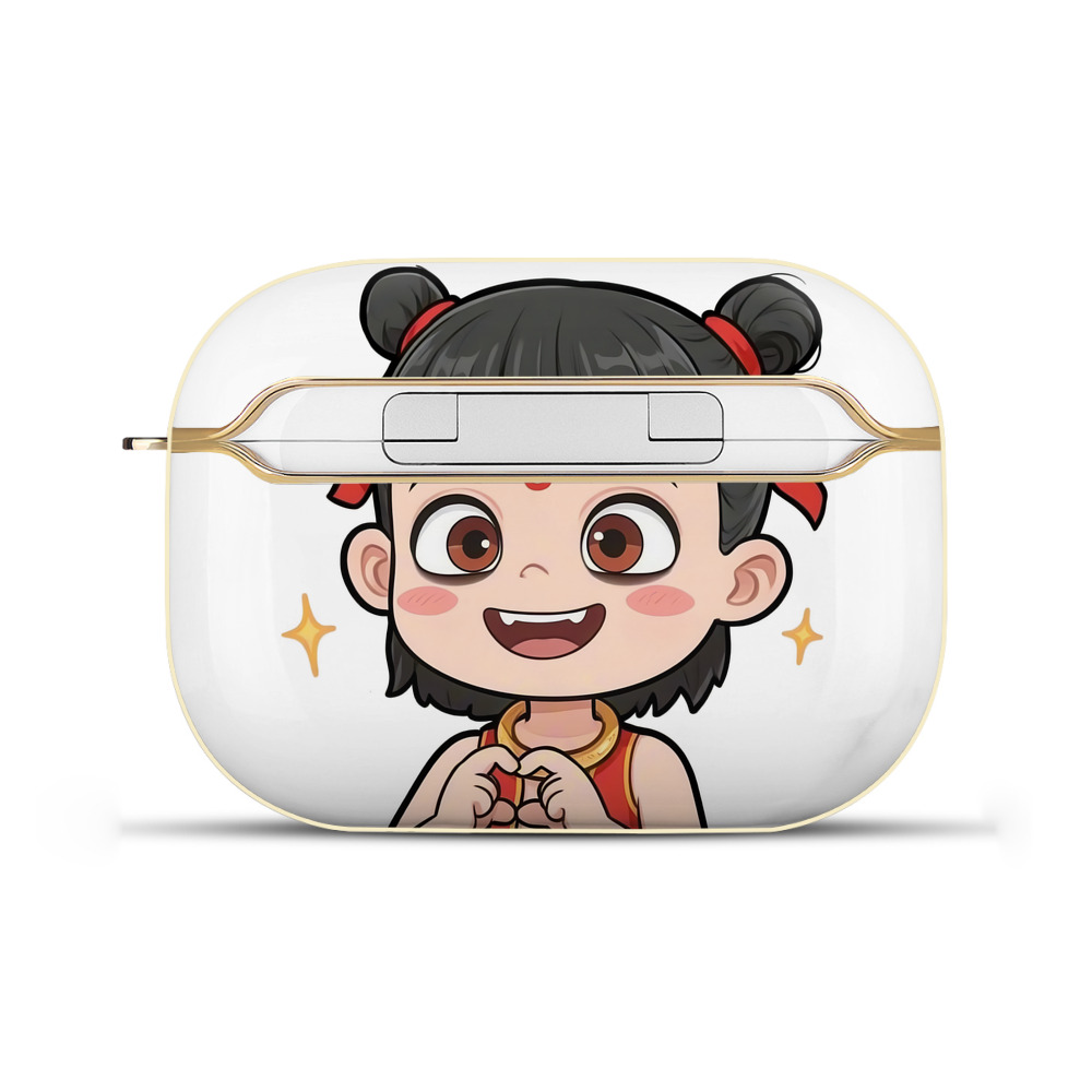 （画像用） Ne Zha 2 ナタ 魔童の大暴れ 【AirPods Pro用】ハードシェル保護ケース｜耐衝撃・防指紋・カラビナ付き商品仕様