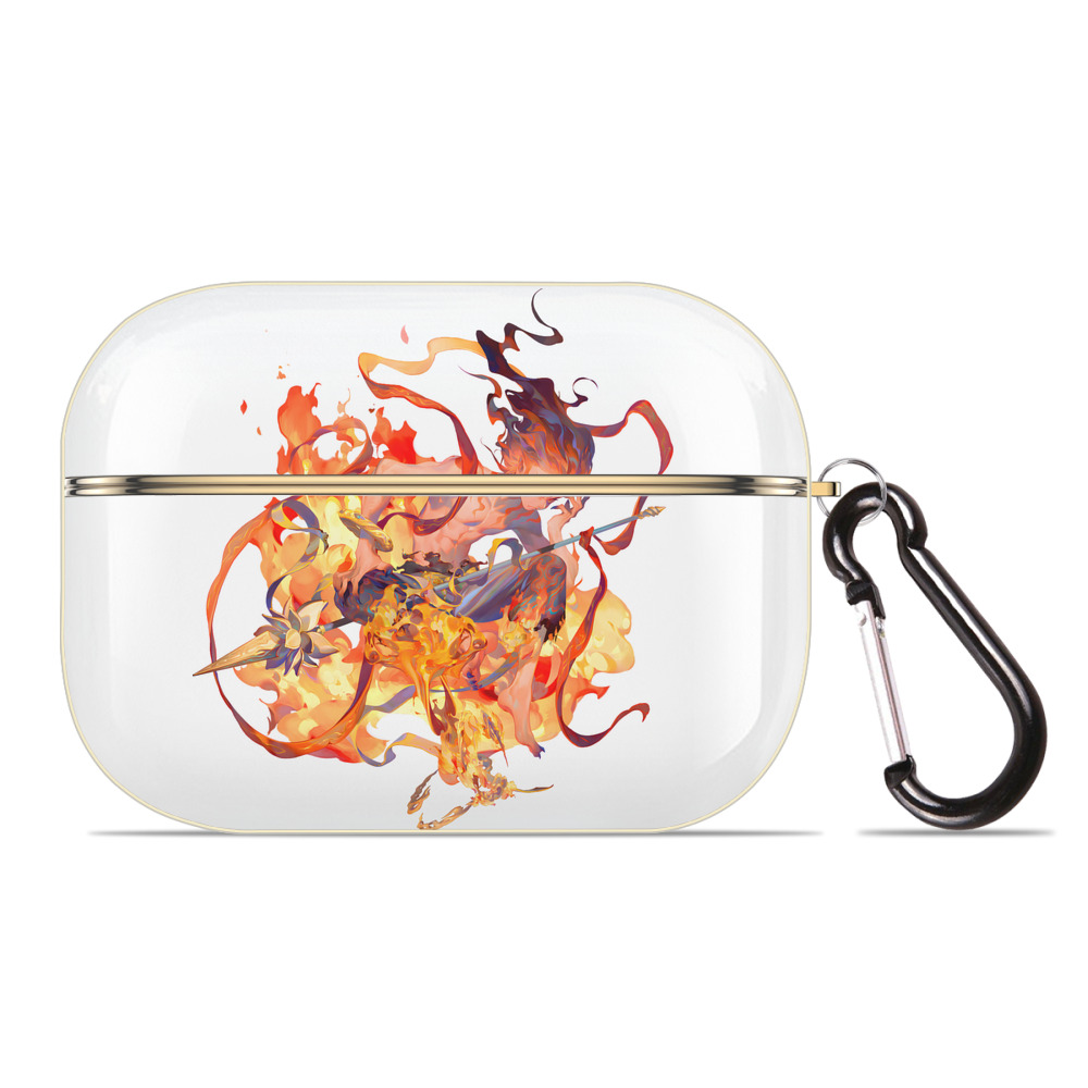 （画像用） Ne Zha 2 ナタ 魔童の大暴れ 【AirPods Pro用】ハードシェル保護ケース｜耐衝撃・防指紋・カラビナ付き商品仕様