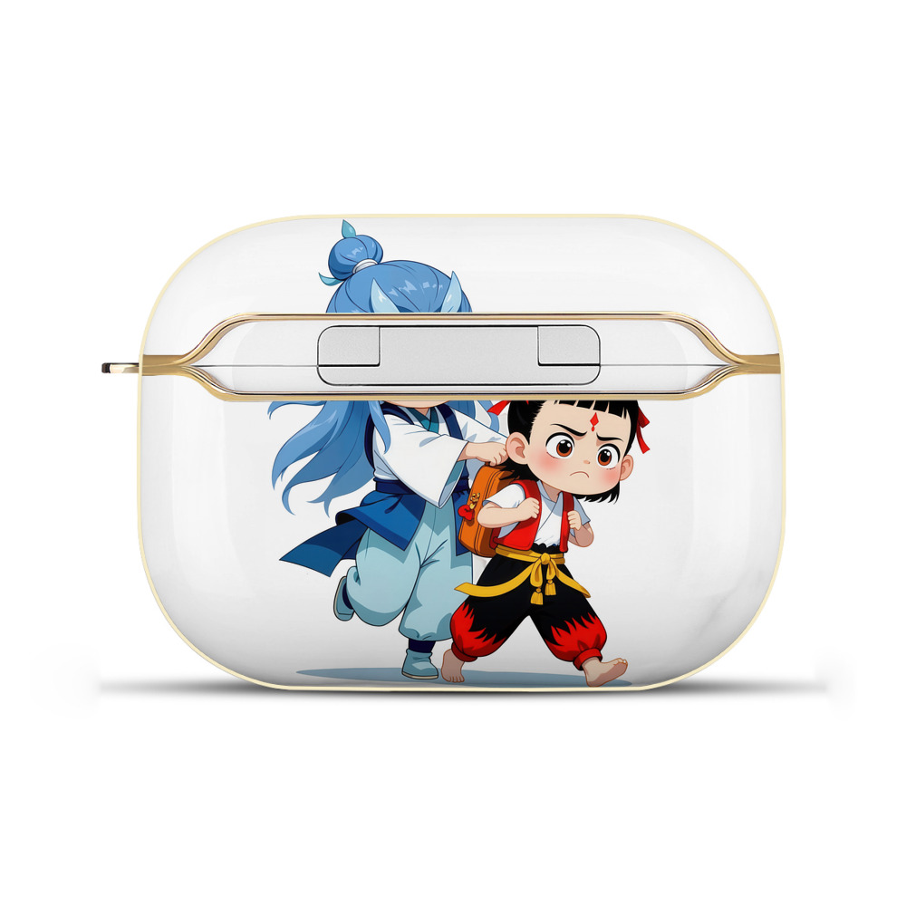 （画像用） Ne Zha 2 ナタ 魔童の大暴れ 【AirPods Pro用】ハードシェル保護ケース｜耐衝撃・防指紋・カラビナ付き商品仕様