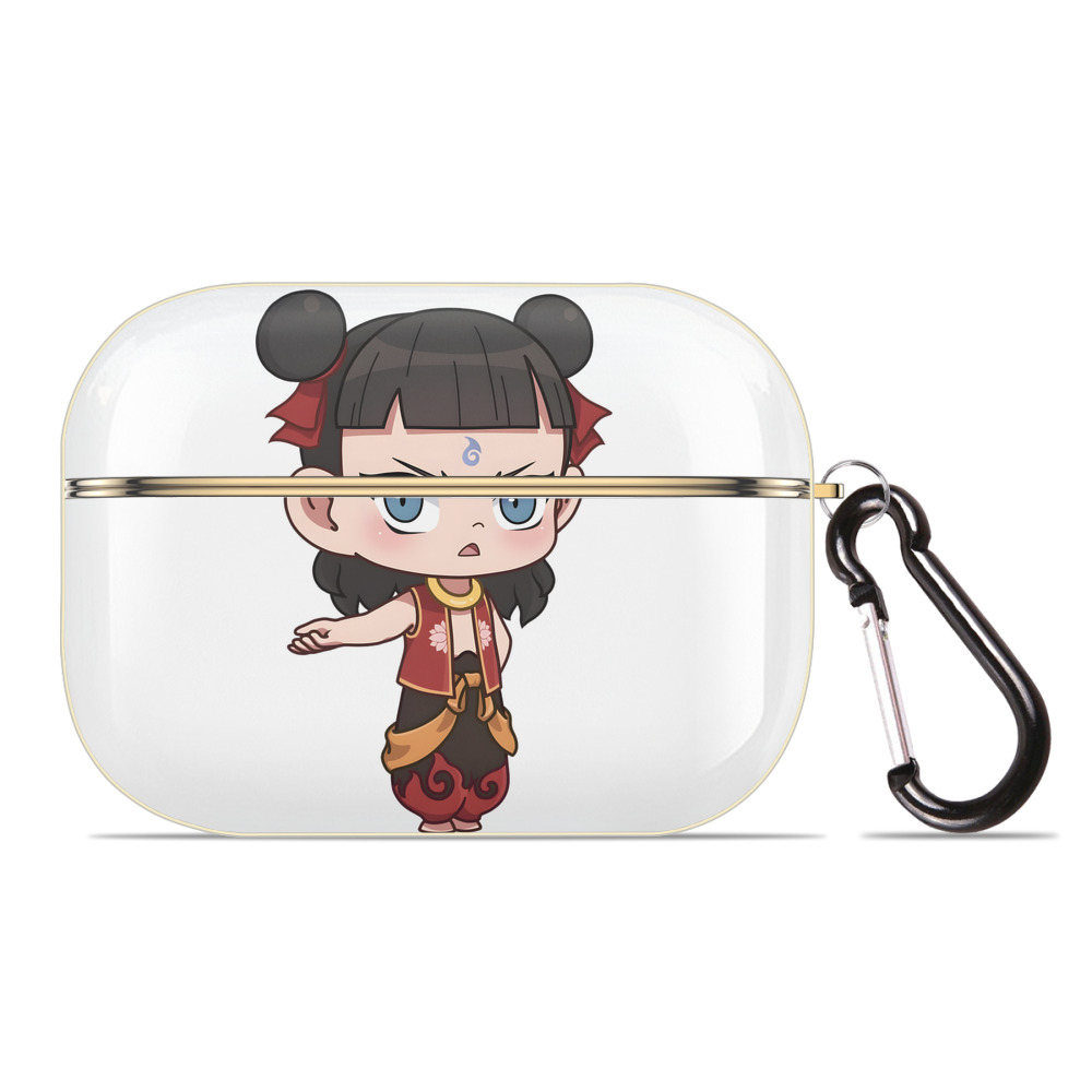 （画像用） Ne Zha 2 ナタ 魔童の大暴れ 【AirPods Pro用】ハードシェル保護ケース｜耐衝撃・防指紋・カラビナ付き商品仕様