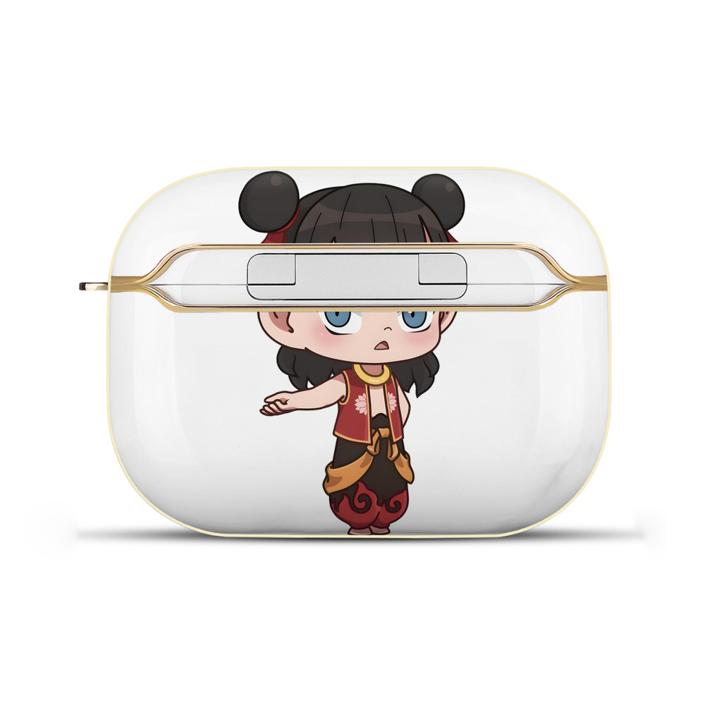 （画像用） Ne Zha 2 ナタ 魔童の大暴れ 【AirPods Pro用】ハードシェル保護ケース｜耐衝撃・防指紋・カラビナ付き商品仕様