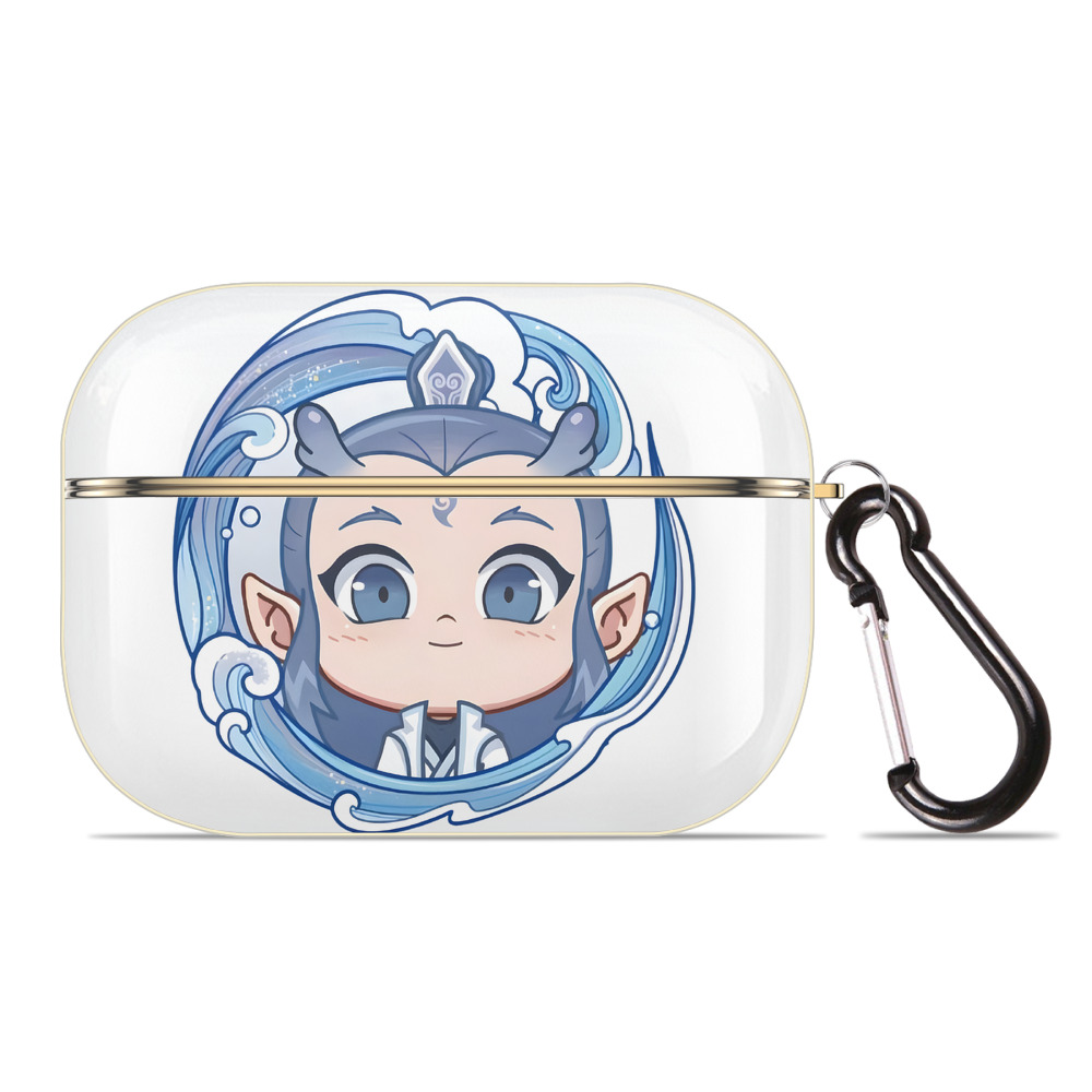 （画像用） Ne Zha 2 ナタ 魔童の大暴れ 【AirPods Pro用】ハードシェル保護ケース｜耐衝撃・防指紋・カラビナ付き商品仕様