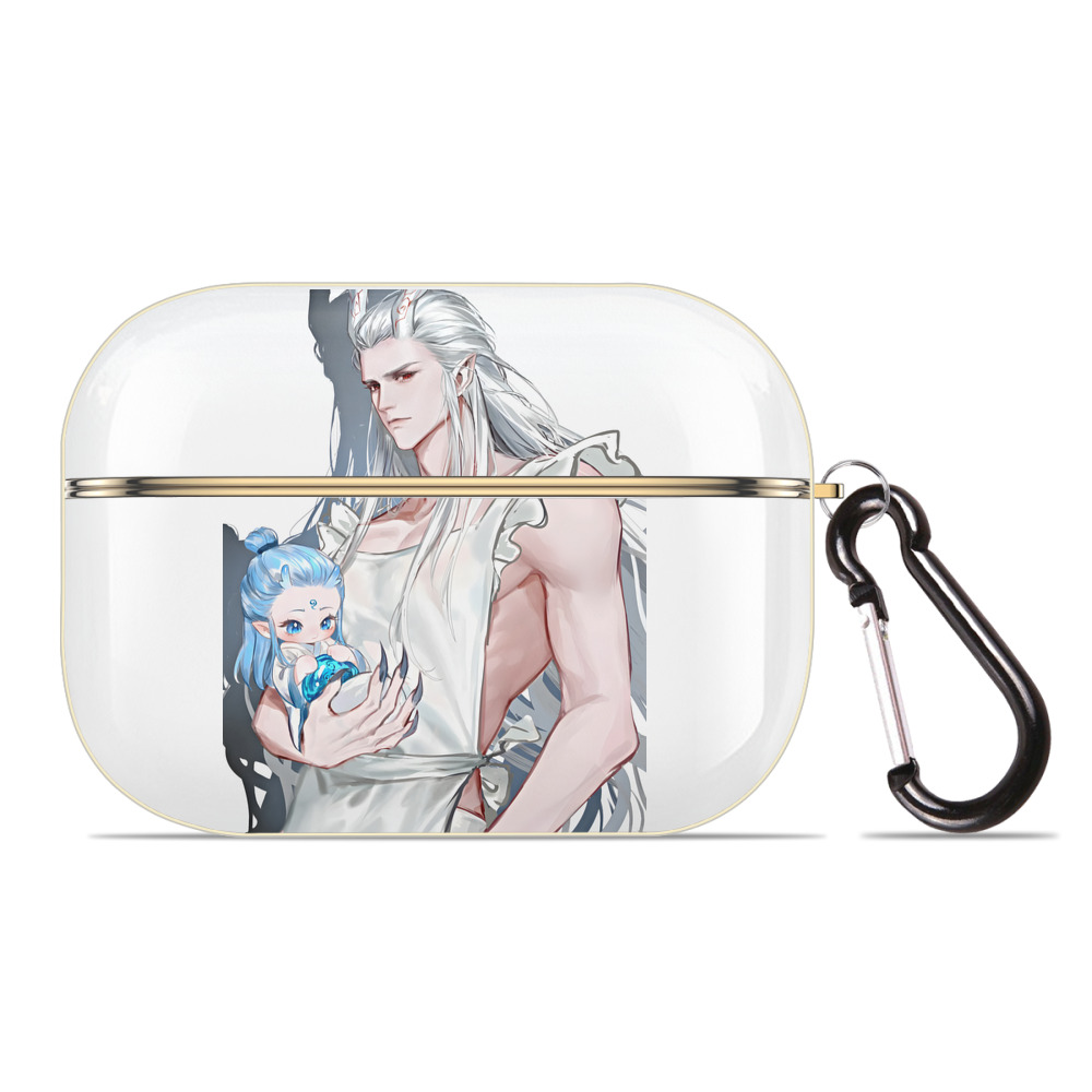 （画像用） Ne Zha 2 ナタ 魔童の大暴れ 【AirPods Pro用】ハードシェル保護ケース｜耐衝撃・防指紋・カラビナ付き商品仕様