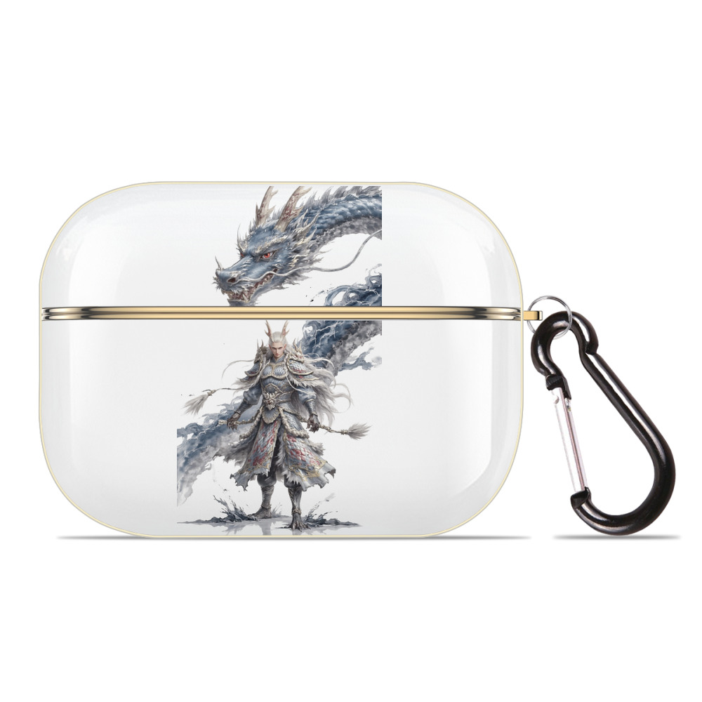 （画像用） Ne Zha 2 ナタ 魔童の大暴れ 【AirPods Pro用】ハードシェル保護ケース｜耐衝撃・防指紋・カラビナ付き商品仕様