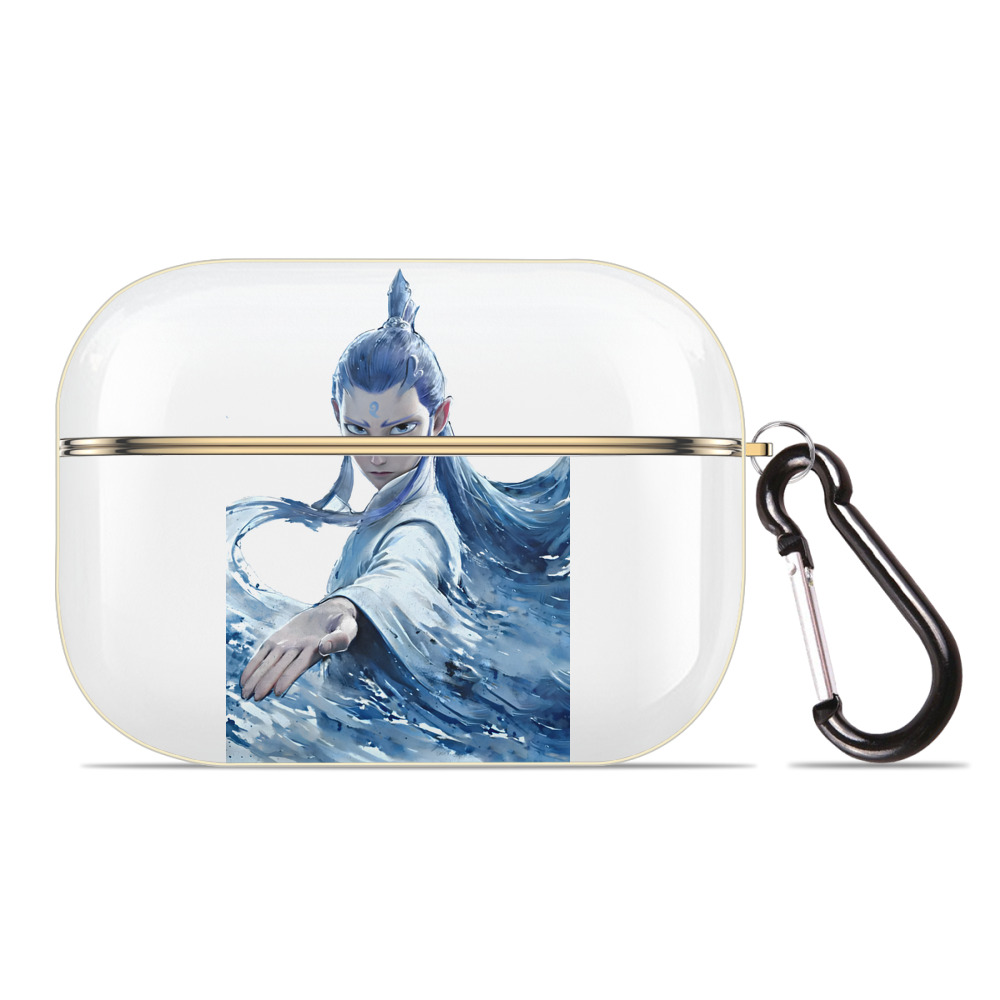 （画像用） Ne Zha 2 ナタ 魔童の大暴れ 【AirPods Pro用】ハードシェル保護ケース｜耐衝撃・防指紋・カラビナ付き商品仕様