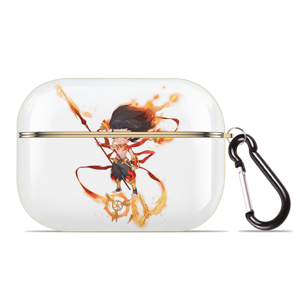 （画像用） Ne Zha 2 ナタ 魔童の大暴れ 【AirPods Pro用】ハードシェル保護ケース｜耐衝撃・防指紋・カラビナ付き商品仕様