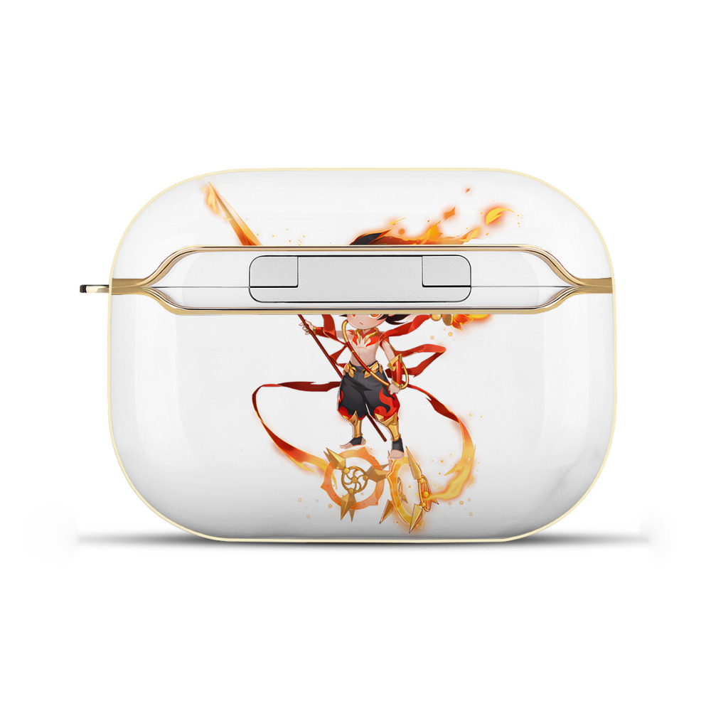 （画像用） Ne Zha 2 ナタ 魔童の大暴れ 【AirPods Pro用】ハードシェル保護ケース｜耐衝撃・防指紋・カラビナ付き商品仕様