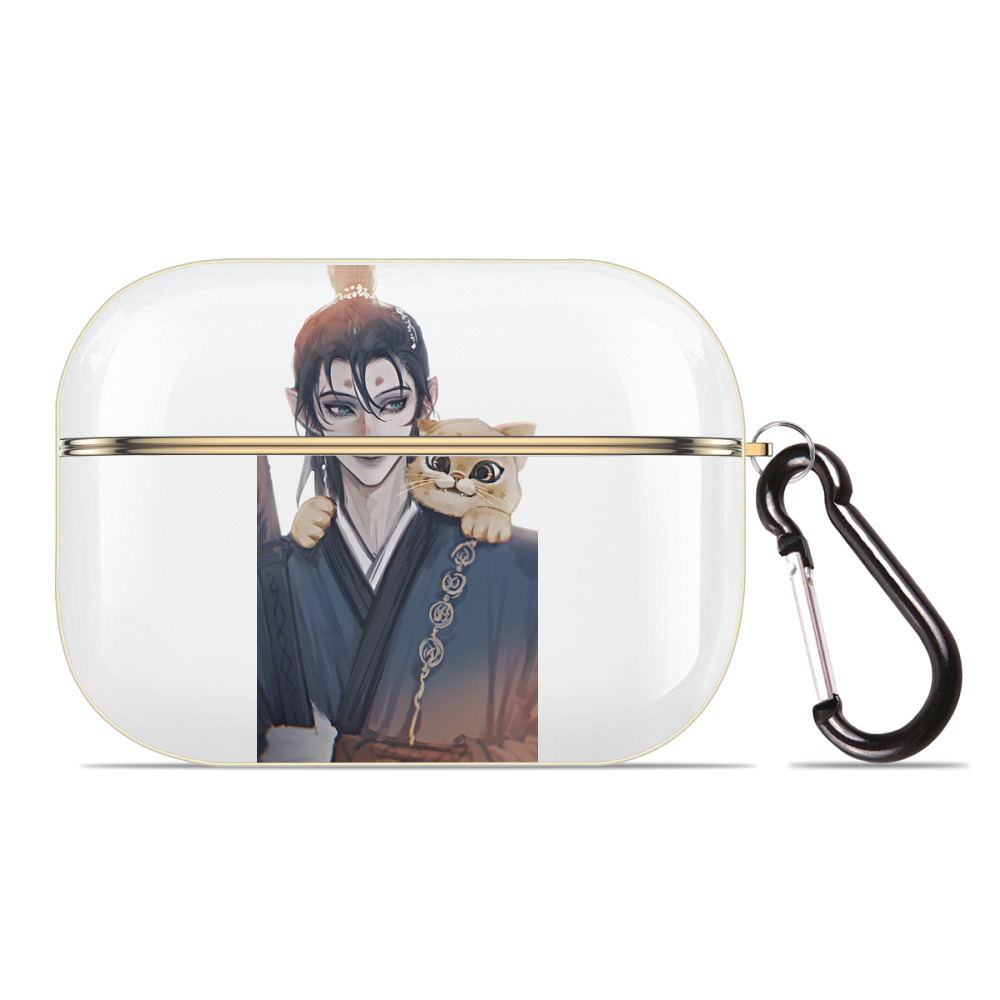 （画像用） Ne Zha 2 ナタ 魔童の大暴れ 【AirPods Pro用】ハードシェル保護ケース｜耐衝撃・防指紋・カラビナ付き商品仕様