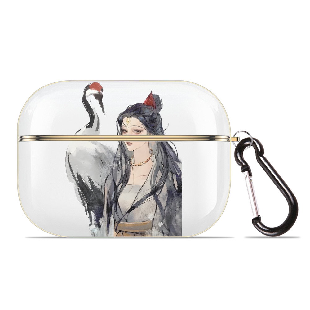 （画像用） Ne Zha 2 ナタ 魔童の大暴れ 【AirPods Pro用】ハードシェル保護ケース｜耐衝撃・防指紋・カラビナ付き商品仕様