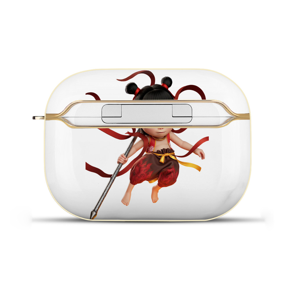 （画像用） Ne Zha 2 ナタ 魔童の大暴れ 【AirPods Pro用】ハードシェル保護ケース｜耐衝撃・防指紋・カラビナ付き商品仕様