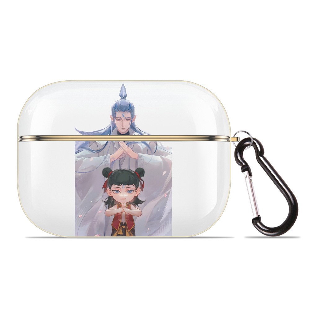 （画像用） Ne Zha 2 ナタ 魔童の大暴れ 【AirPods Pro用】ハードシェル保護ケース｜耐衝撃・防指紋・カラビナ付き商品仕様