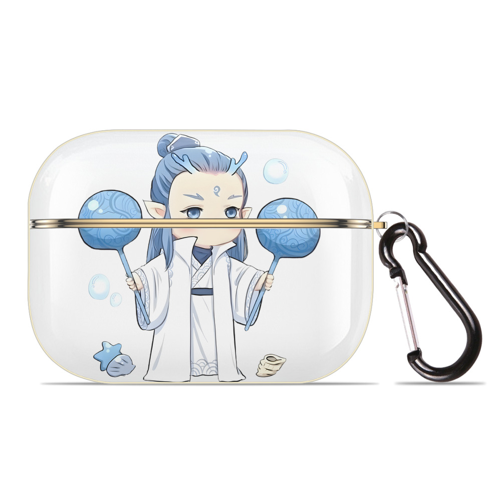 （画像用） Ne Zha 2 ナタ 魔童の大暴れ 【AirPods Pro用】ハードシェル保護ケース｜耐衝撃・防指紋・カラビナ付き商品仕様
