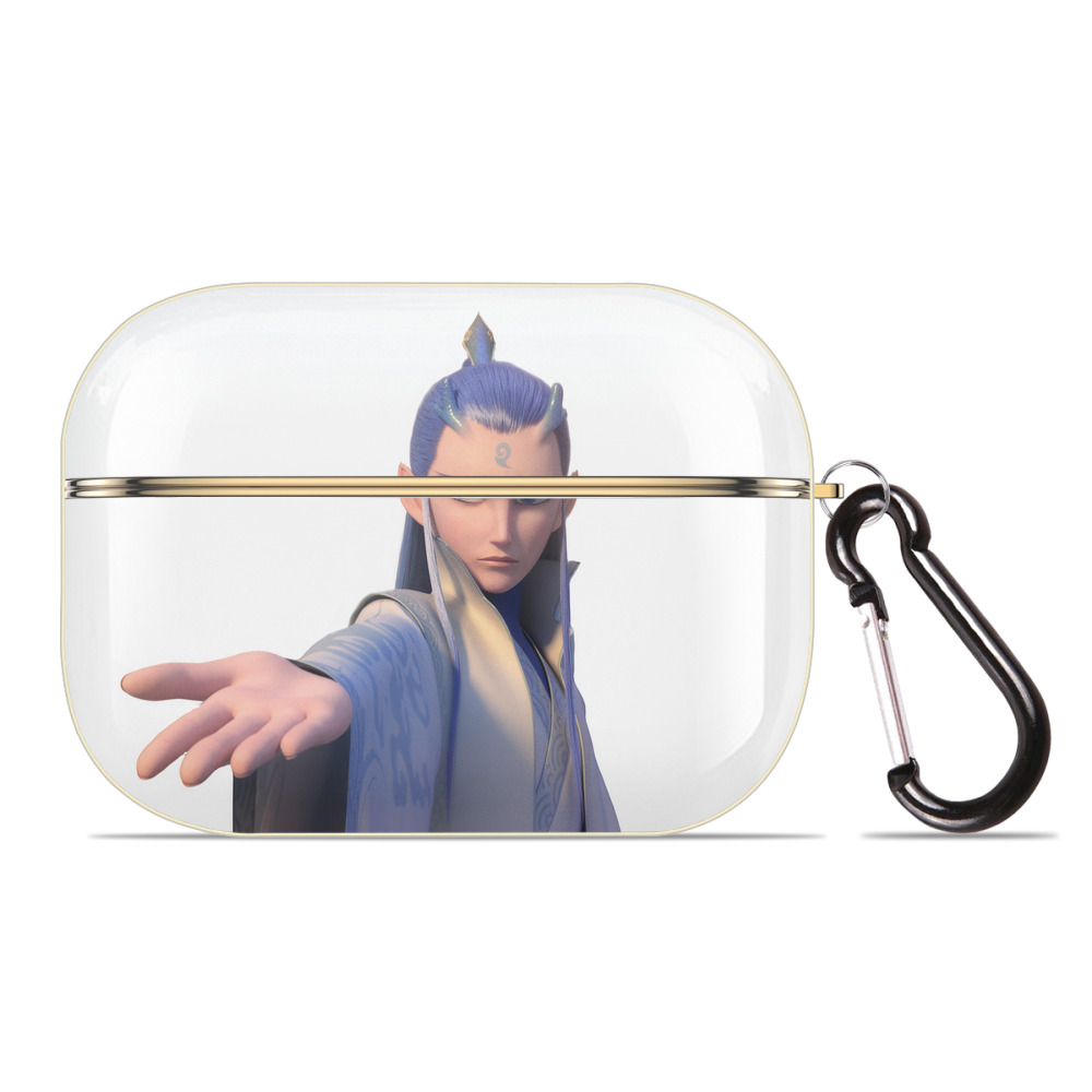 （画像用） Ne Zha 2 ナタ 魔童の大暴れ 【AirPods Pro用】ハードシェル保護ケース｜耐衝撃・防指紋・カラビナ付き商品仕様