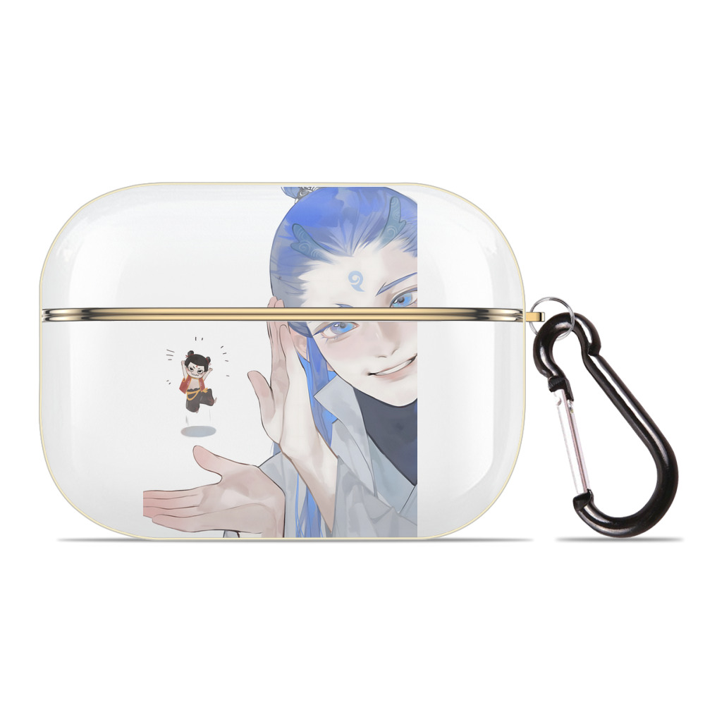 （画像用） Ne Zha 2 ナタ 魔童の大暴れ 【AirPods Pro用】ハードシェル保護ケース｜耐衝撃・防指紋・カラビナ付き商品仕様