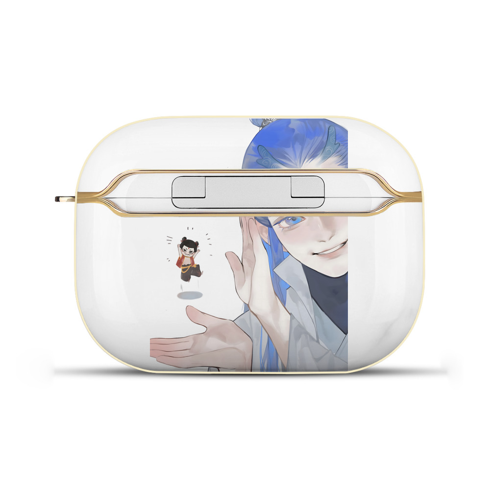 （画像用） Ne Zha 2 ナタ 魔童の大暴れ 【AirPods Pro用】ハードシェル保護ケース｜耐衝撃・防指紋・カラビナ付き商品仕様