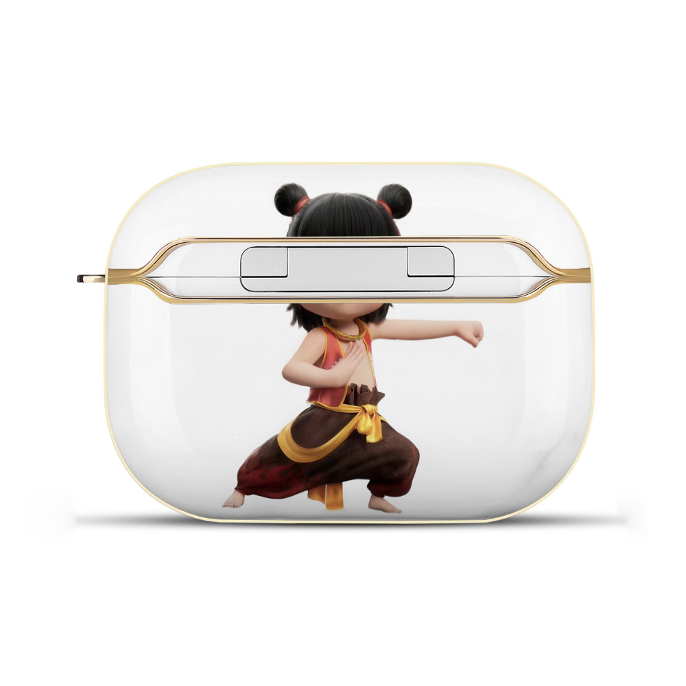 （画像用） Ne Zha 2 ナタ 魔童の大暴れ 【AirPods Pro用】ハードシェル保護ケース｜耐衝撃・防指紋・カラビナ付き商品仕様
