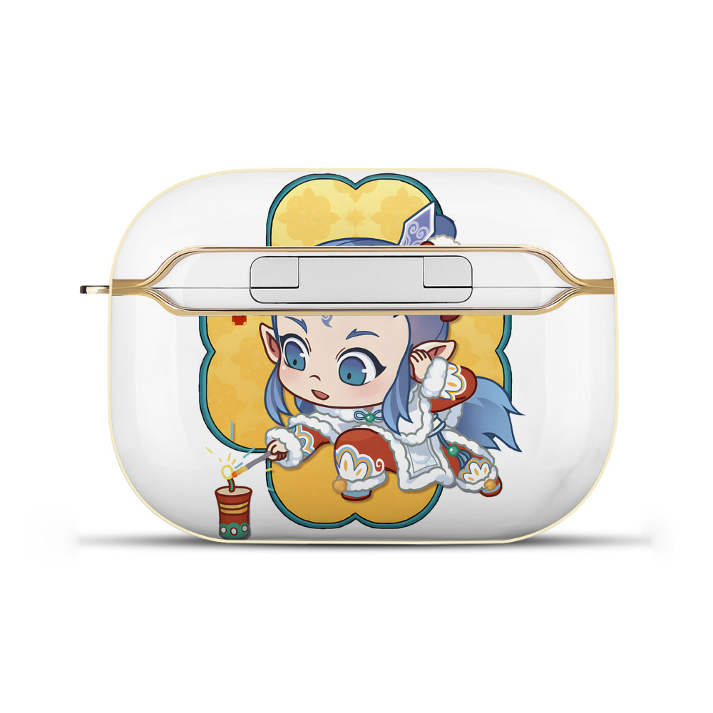 （画像用） Ne Zha 2 ナタ 魔童の大暴れ 【AirPods Pro用】ハードシェル保護ケース｜耐衝撃・防指紋・カラビナ付き商品仕様