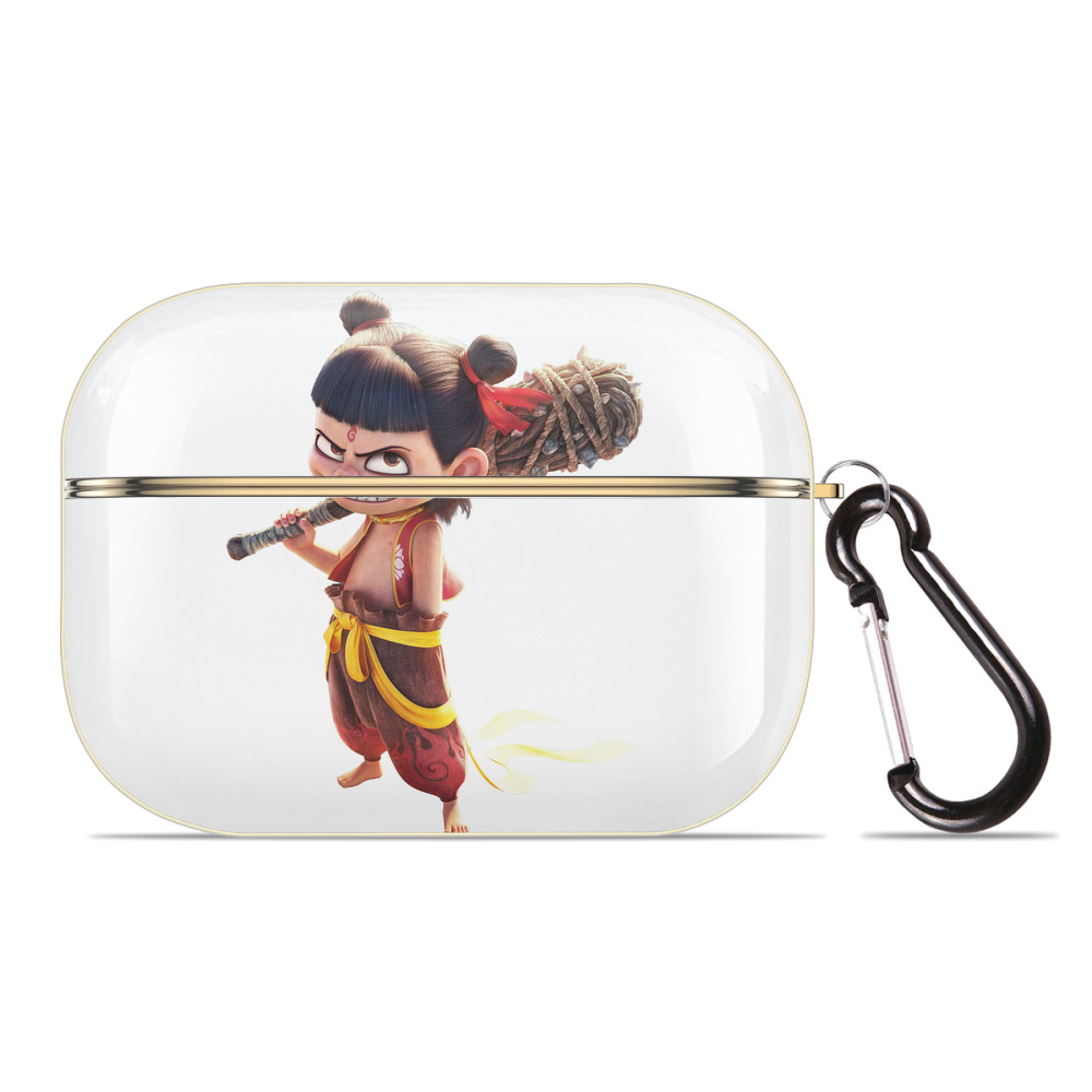 （画像用） Ne Zha 2 ナタ 魔童の大暴れ 【AirPods Pro用】ハードシェル保護ケース｜耐衝撃・防指紋・カラビナ付き商品仕様