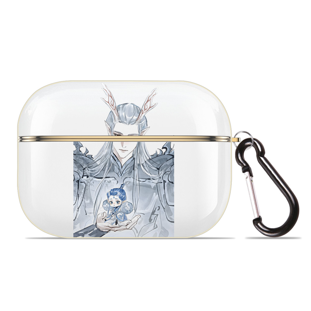 （画像用） Ne Zha 2 ナタ 魔童の大暴れ 【AirPods Pro用】ハードシェル保護ケース｜耐衝撃・防指紋・カラビナ付き商品仕様