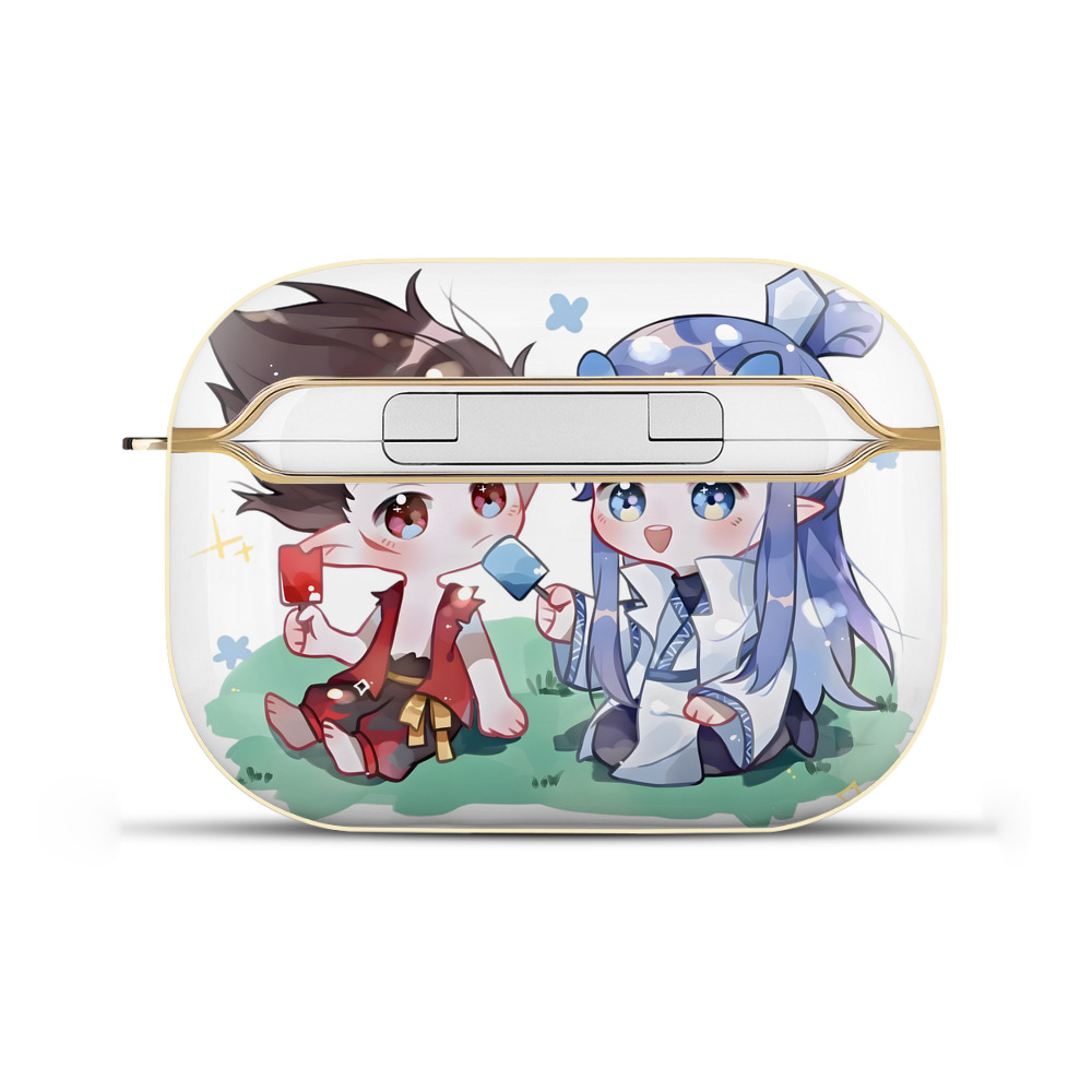 （画像用） Ne Zha 2 ナタ 魔童の大暴れ 【AirPods Pro用】ハードシェル保護ケース｜耐衝撃・防指紋・カラビナ付き商品仕様