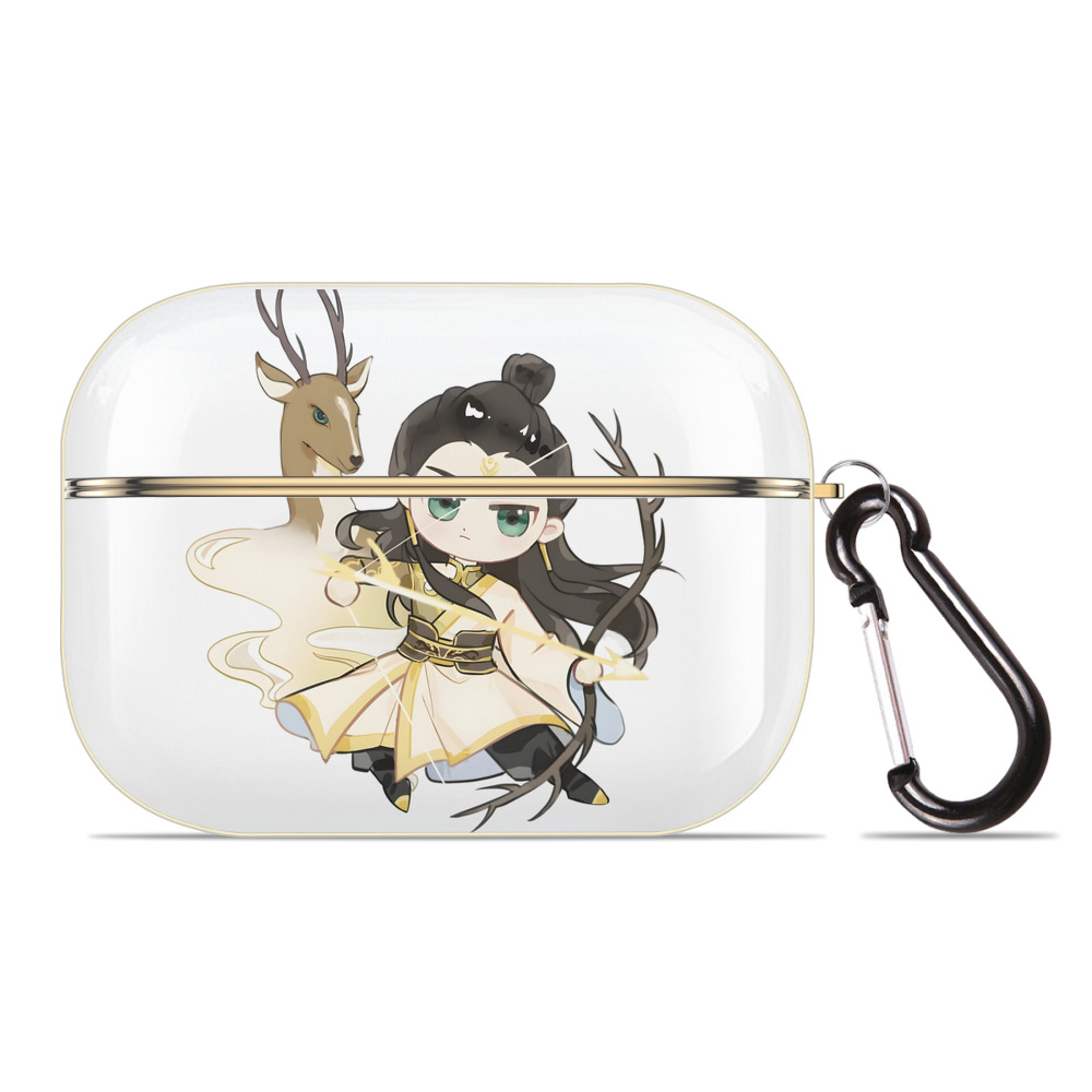 （画像用） Ne Zha 2 ナタ 魔童の大暴れ 【AirPods Pro用】ハードシェル保護ケース｜耐衝撃・防指紋・カラビナ付き商品仕様