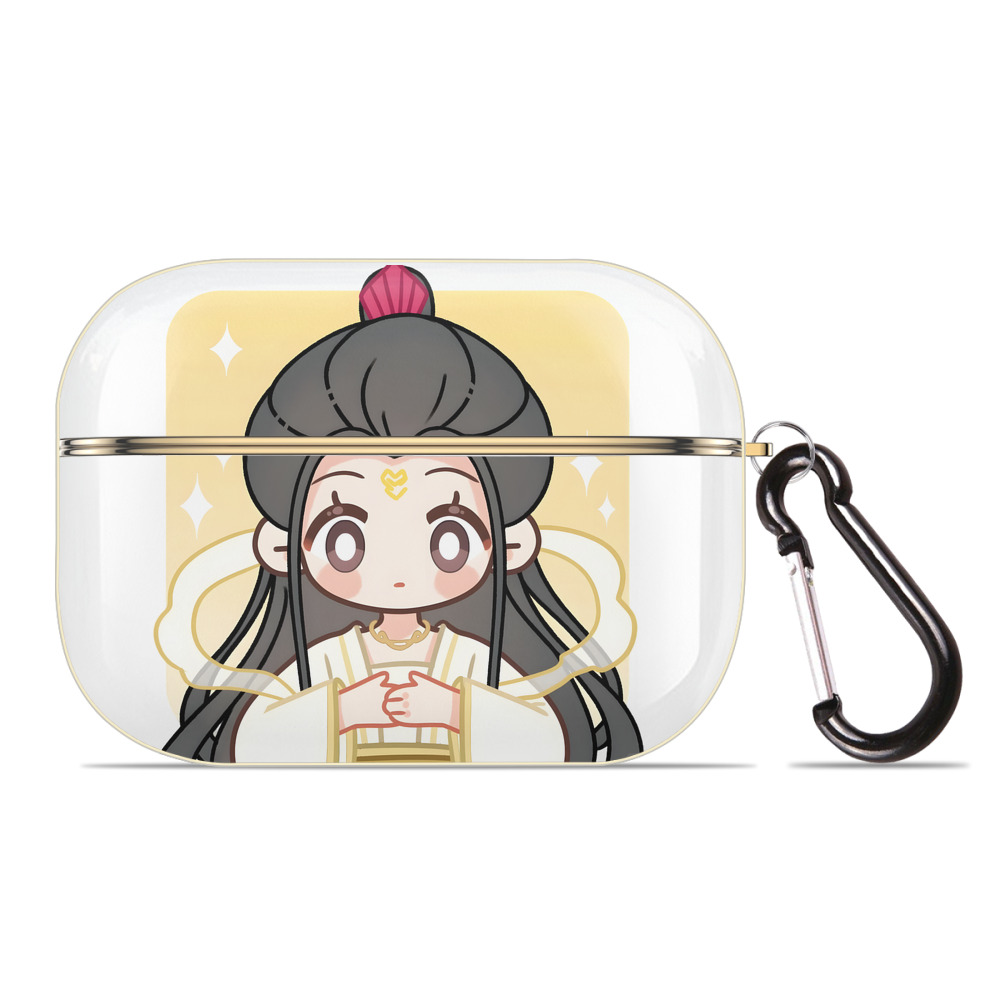 （画像用） Ne Zha 2 ナタ 魔童の大暴れ 【AirPods Pro用】ハードシェル保護ケース｜耐衝撃・防指紋・カラビナ付き商品仕様