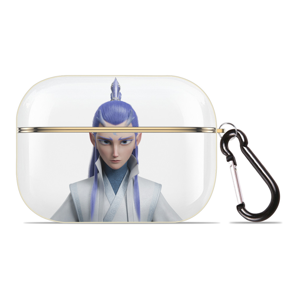 （画像用） Ne Zha 2 ナタ 魔童の大暴れ 【AirPods Pro用】ハードシェル保護ケース｜耐衝撃・防指紋・カラビナ付き商品仕様