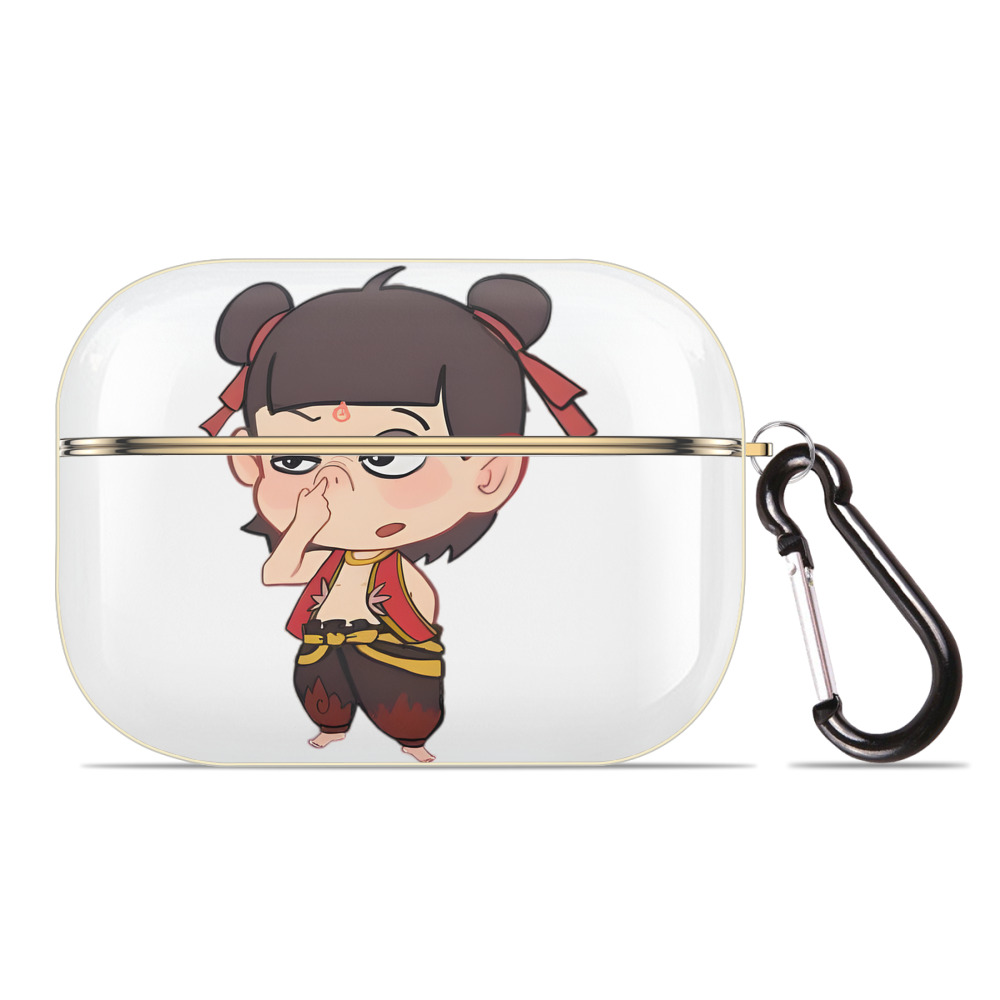 （画像用） Ne Zha 2 ナタ 魔童の大暴れ 【AirPods Pro用】ハードシェル保護ケース｜耐衝撃・防指紋・カラビナ付き商品仕様