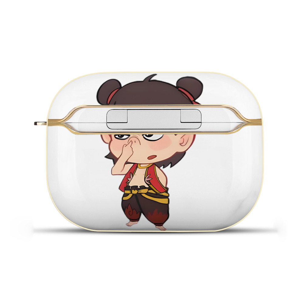 （画像用） Ne Zha 2 ナタ 魔童の大暴れ 【AirPods Pro用】ハードシェル保護ケース｜耐衝撃・防指紋・カラビナ付き商品仕様