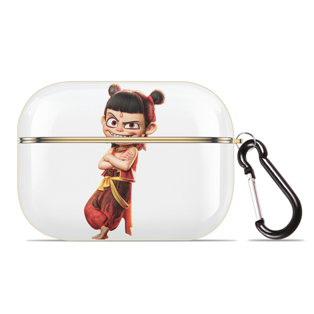 （画像用） Ne Zha 2 ナタ 魔童の大暴れ 【AirPods Pro用】ハードシェル保護ケース｜耐衝撃・防指紋・カラビナ付き商品仕様