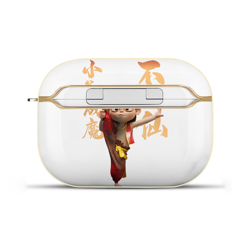 （画像用） Ne Zha 2 ナタ 魔童の大暴れ 【AirPods Pro用】ハードシェル保護ケース｜耐衝撃・防指紋・カラビナ付き商品仕様