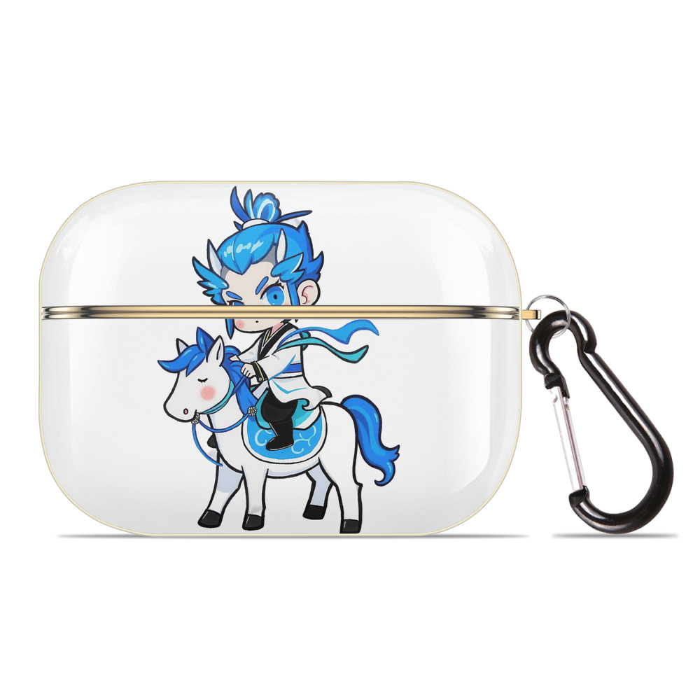 （画像用） Ne Zha 2 ナタ 魔童の大暴れ 【AirPods Pro用】ハードシェル保護ケース｜耐衝撃・防指紋・カラビナ付き商品仕様